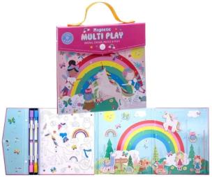 Zestaw zabaw 4w1 tęczowe wróżki. Wydawca: Floss & Rock. Multiszop.pl Opakowanie Zestaw zabaw 4w1 tęczowe wróżki