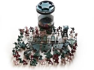 Opakowanie Zestaw żołnierzyków w tubie