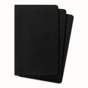 Opakowanie Zeszyt 13x21 kratka 40K czarny (3szt) MOLESKINE