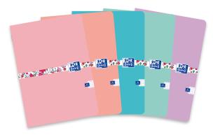 Opakowanie Zeszyt A4 60k kratka Oxford floral mix kolorów 1 sztuka