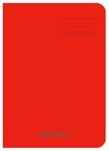 Opakowanie Zeszyt A4 60k linia PP Red pakiet 4 sztuki