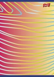 Opakowanie Zeszyt A4 w kratkę 80 kartek Rainbow 5 sztuk mix