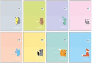 Zeszyt A5/16# Black&Blue kids pastel. Wydawca: Noster. Multiszop.pl Opakowanie Zeszyt A5/16# Black&Blue kids pastel