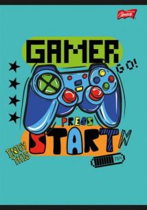 Opakowanie Zeszyt A5 16K krata GAMEPAD PAKIET 15 SZTUK