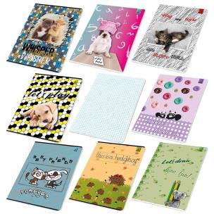 Opakowanie Zeszyt A5/16K kratka BFF zwierzaki (20szt)