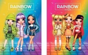 Opakowanie Zeszyt A5/16K kratka Rainbow High (10szt) ASTRA