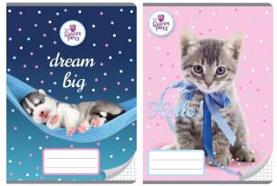 Opakowanie Zeszyt A5/16K kratka The Sweet Pets (20szt)
