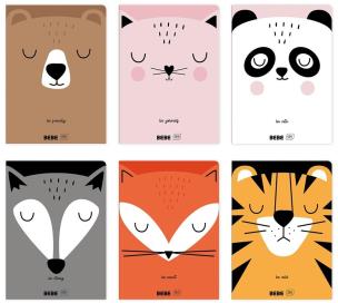 Opakowanie Zeszyt A5/32K kolorowa trzylinia BB (10szt)