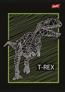 Opakowanie Zeszyt A5 32k linia dwukolorowa T-REX pakiet 10 sztuk