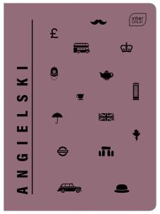 Opakowanie Zeszyt A5 60 kratka M 70g UV Angielski