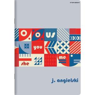 Opakowanie Zeszyt A5/60K kratka Angielski (10szt) TOP2000