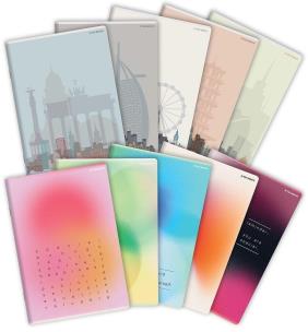 Opakowanie Zeszyt A5/60K kratka City/Gradient (10szt)