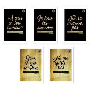 Opakowanie Zeszyt A5/60K kratka Edith Piaf (10szt)