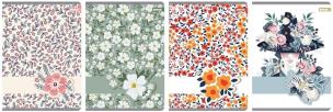 Opakowanie Zeszyt A5/60K kratka Flower (5szt)