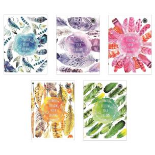 Opakowanie Zeszyt A5/60K kratka Hippi Style (10szt)