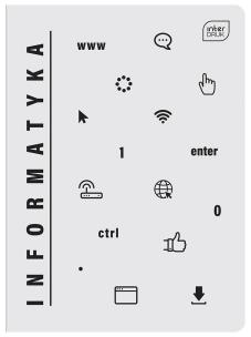Opakowanie Zeszyt A5/60K kratka Informatyka (10szt)