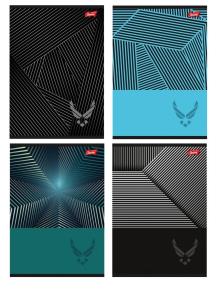 Opakowanie Zeszyt A5/60K kratka Optical Illusion (10szt)