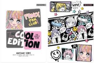 Opakowanie Zeszyt A5/60k kratka Priplak manga (5szt)