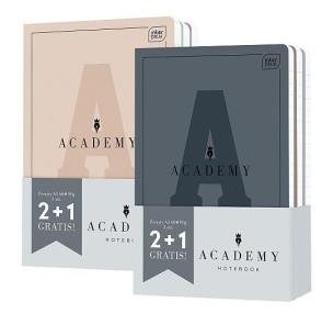 Zeszyt A5/60K linia Academy (3szt). Wydawca: INTERDRUK. Multiszop.pl Opakowanie Zeszyt A5/60K linia Academy (3szt)