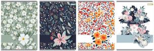 Opakowanie Zeszyt A5/60K linia Flower (5szt)