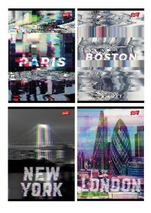 Opakowanie Zeszyt A5/60K linia Glitched City (10szt)