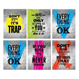 Opakowanie Zeszyt A5/80K kratka Grey Boards (10szt)