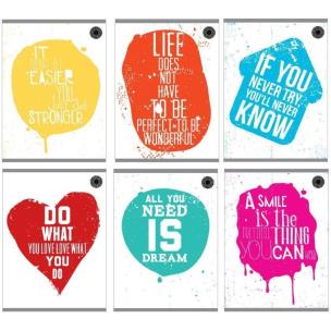 Opakowanie Zeszyt A5/80K kratka Grunge (10szt)