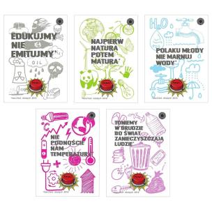 Opakowanie Zeszyt A5/80K kratka Panic (5szt)