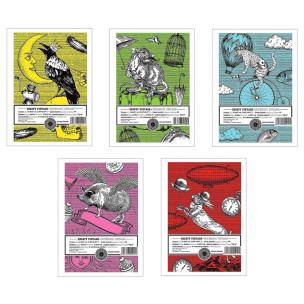 Opakowanie Zeszyt A5/80K kratka Vintage (10szt)