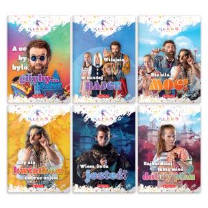 Opakowanie Zeszyt A5 Kleks pakiet 10 szt. kratka