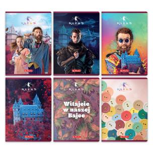 Zeszyt A5 Kleks pakiet 5 szt. kratka. Wydawca: HERLITZ. Multiszop.pl Opakowanie Zeszyt A5 Kleks pakiet 5 szt. kratka