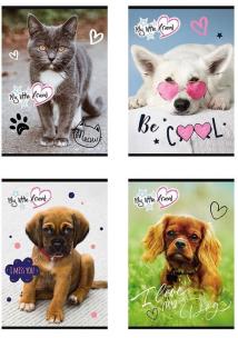 Opakowanie Zeszyt A5 w kratkę 32 kartki My Little Friend 10 sztuk