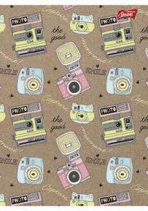 Opakowanie Zeszyt A5 w kratkę 60 kartek Unipap 10 sztuk mix