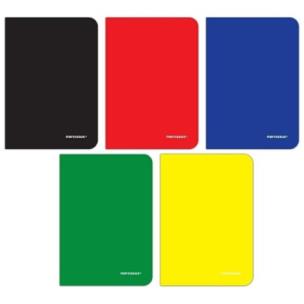 Opakowanie Zeszyt A6 40k kratka PP pakiet 10 sztuk mix