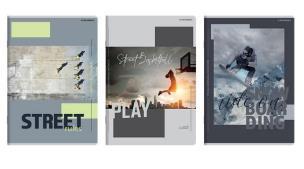 Opakowanie Zeszyt B5/80K kratka Poster (5szt) TOP2000