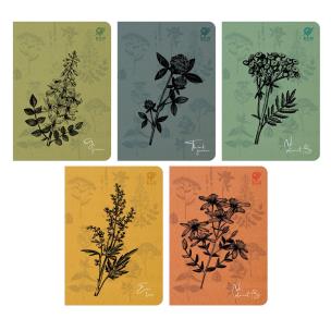 Opakowanie Zeszyt By Nature - Herbs A5 64 KRATKA Z MARGINESEM