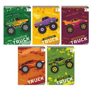 Opakowanie Zeszyt Cars A5 16 TRZYLINIA – LINIA PODWÓJNA KOLOROWA