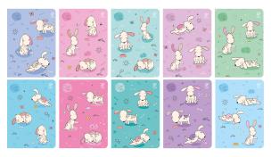 Opakowanie Zeszyt Cute Dogs A5 16 KRATKA