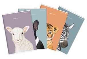 Opakowanie Zeszyt do słówek A6/32K Animal (12szt) TOP2000