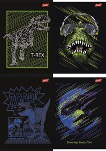 Opakowanie Zeszyt okł.lamin A5 32k linia 2kol T-REX