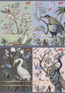 Opakowanie Zeszyt okł.lamin A5 60k linia MAGIC GARDEN