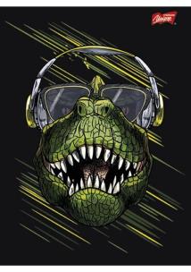 Opakowanie Zeszyt okładka lamin A5 32k. krata T-REX