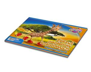 Opakowanie Zeszyt papierów kolorowych A4 błyszczących