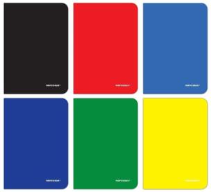 Opakowanie Zeszyt PP A5 w kratkę 60 kartek Narcissus 6 sztuk