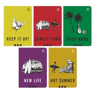 Opakowanie Zeszyt Surfer A5 64 LINIA Z MARGINESEM