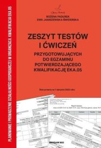 Okładka książki Zeszyt testów i ćwiczeń przyg. do egz. KW EKA.05