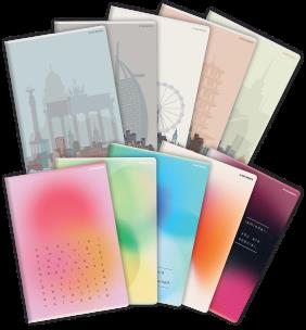 Opakowanie ZESZYT TOP 2000 CITY/GRAD A5 80K 70G L9M MIX linia z marginesem PAKIET 5 SZTUK