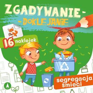 Okładka książki Zgadywanie-doklejanie. Segregacja śmieci