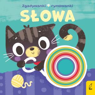 Zgadywanki, rymowanki. Słowa. Autor: Patrycja Wojtkowiak-Skóra. Multiszop.pl Okładka książki Zgadywanki, rymowanki. Słowa