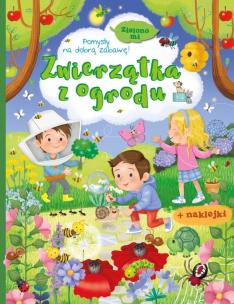 Okładka książki Zielono mi. Zwierzątka z ogrodu